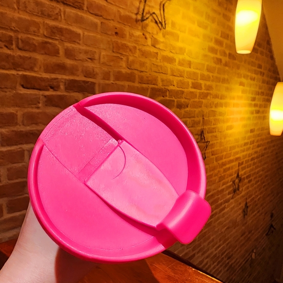 Kate Spade New York Cold Hands Warm Heart Thermal Mug 16oz Red Pink - Brand New! - Picture 7 of 7